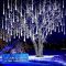 Christmas Lights Outdoor, 24 Tubes Meteor Shower Lights for Xmas Decoration