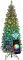 4.5ft Prelit Pencil Christmas Tree, RGBW Lights, App Control