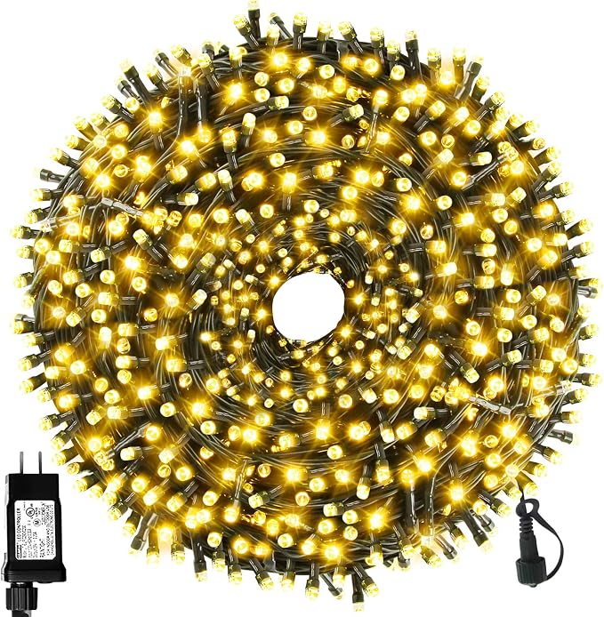 MZD8391 170FT 500 LED Christmas Lights Outdoor Indoor, Christmas Tree Light